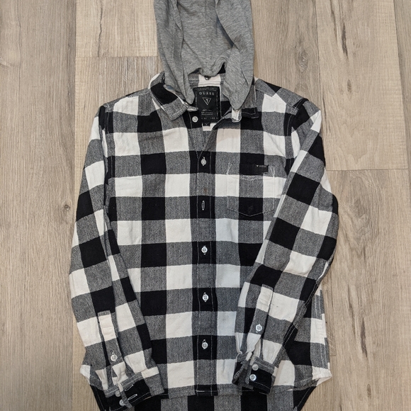 Guess Button up Hoodie - Picture 2 of 2